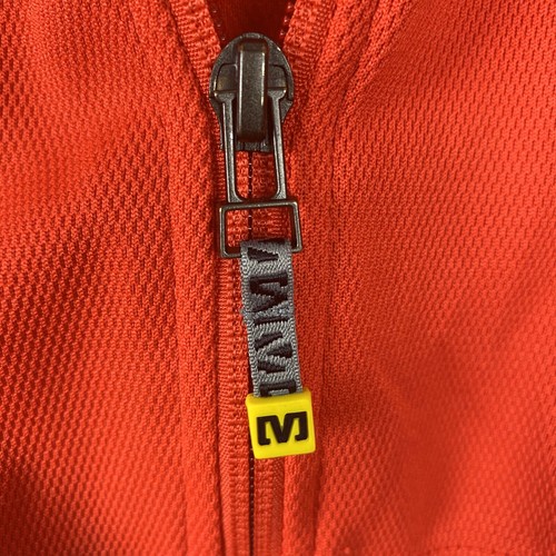 Mavic Womans Full Zip Cycling Jacket L Red Bike Bicycle Jersey Running - Picture 4 of 5