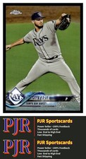 2018 Topps Chrome #57 Jacob Faria Tampa Bay Rays  Refractor