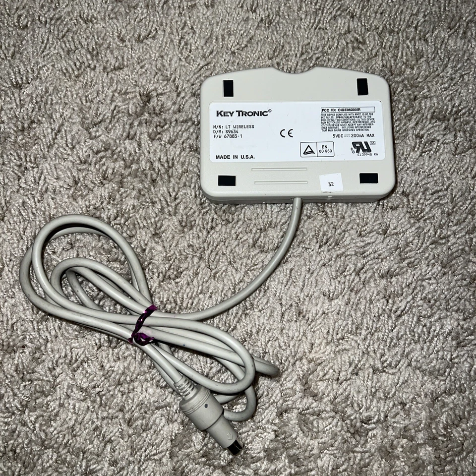 4F KeyTronic Classic Wireless Lifetime Series receiver For Keyboard LT 1996 - Image 2 of 2
