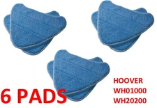 Hoover Steam Mop WH20200 WH01000 Compatible Washable Steam Mop Pads Genrt 6PCS
