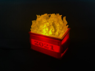 2021 Dumpster Fire - Christmas Decoration Commemorative Holiday Gift Personalize