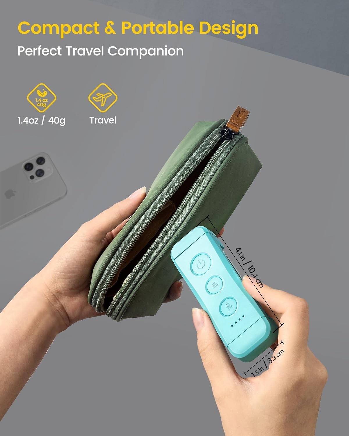 LED Reading Night Light, Clip On Book, USB Rechargeable, Adjustable