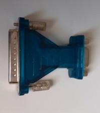  DB9 9-Pin Female to DB25 Male 25-Pin Serial Adapter with Thumbscrews