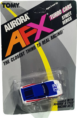 Aurora AFX Turbo Cars: Street Series, Nissan 300zx, Vintage 1987