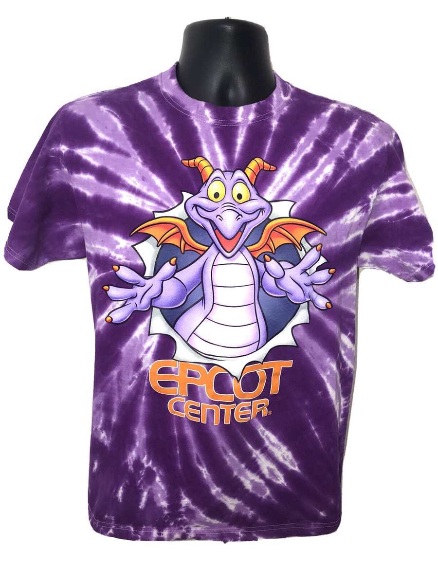 Amazing Figment Disney World Epcot Center Tie Dye Shirt Med