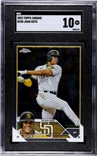 2023 Topps Chrome - #100 Juan Soto SGC 10 GEM MINT Free Agent MVP