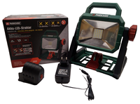 Parkside 20V/12V Akku-Led-Strahler Arbeitsleuchte Arbeitsstrahler +Netzteil