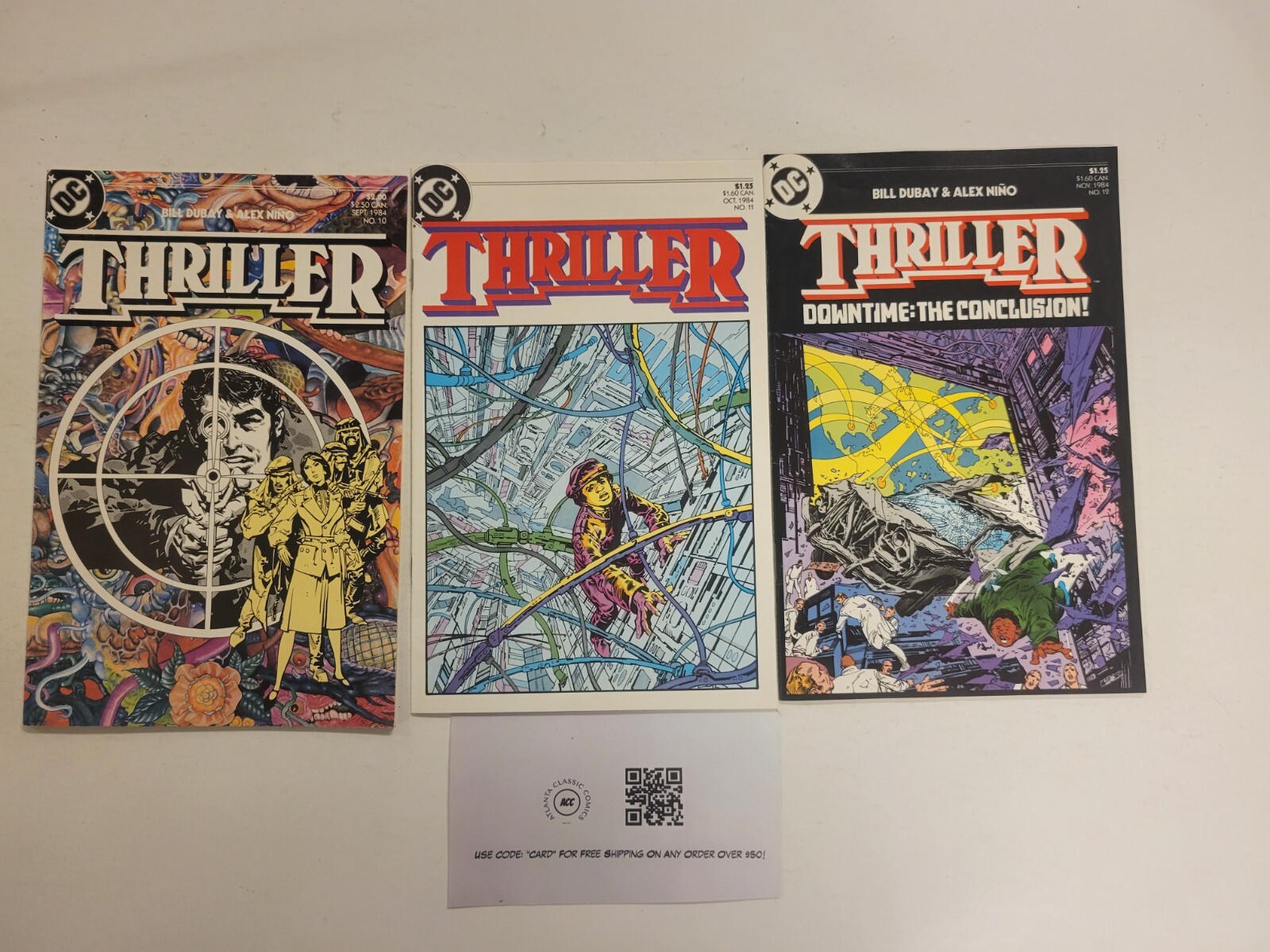 3 Thriller DC Comic Books #10 11 12 88 TJ11