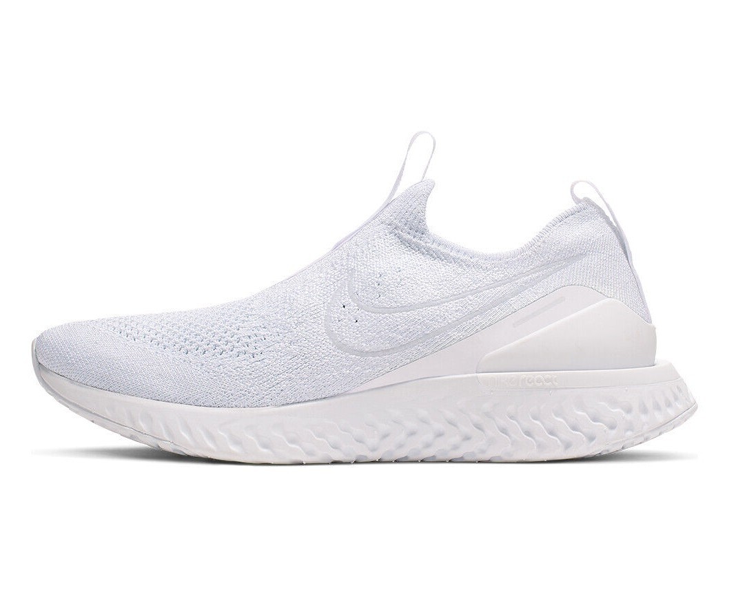 nike epic phantom react triple white
