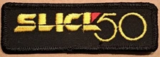 Slick 50 embroidered Iron on patch