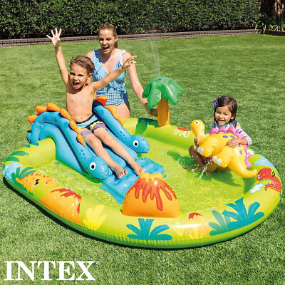 Intex Pool Dino Paddling Pool Intex Dinoland Play Center Toy Shop
