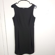 Gap Dress Womens 6 Hidden Zip Classic Black Staple Capsule Wardrobe LBD Lined