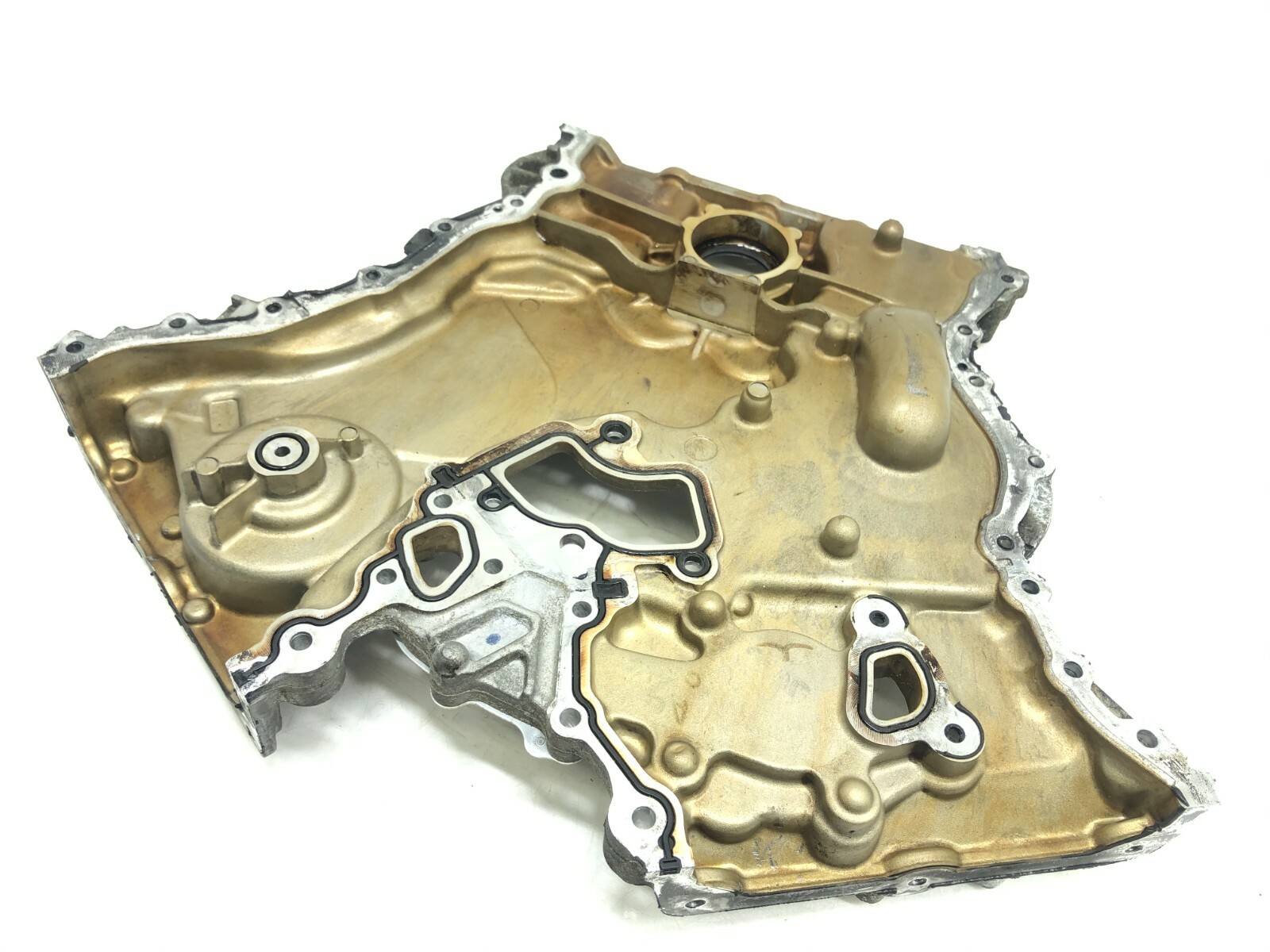 2014-2017 MASERATI GHIBLI SQ4 3.0L V6 ENGINE MOTOR TIMING CHAIN COVER PLATE OEM.