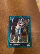 SIMI FEHOKO 2021 Panini Donruss Optic RC Rookie GREEN VELOCITY PRIZM