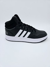 Adidas HOOPS 3.0 MID Black/ White Men's Athletic Sneaker GW3020.    #B3