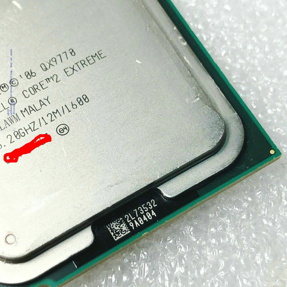 Intel Core 2 Extreme QX9770 3.2 GHz Quad-Core (BX80569QX9770 Intel Core 2 Extreme QX9770 3.2 GHz Quad-Core (BX80569QX9770