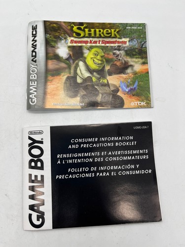 SHREK SWAMP KART SPEEDWAY GAME BOY ADVANCE COMPLETE - Picture 8 of 8