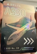 DELTA  AIRLINES PILOT  TRADING CARDS A330 Card #59