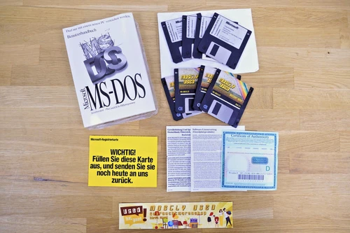 MICROSOFT MS-DOS 6.22 - 3.5" Floppy - Deutsch/German - 1994 | OVP | NOS