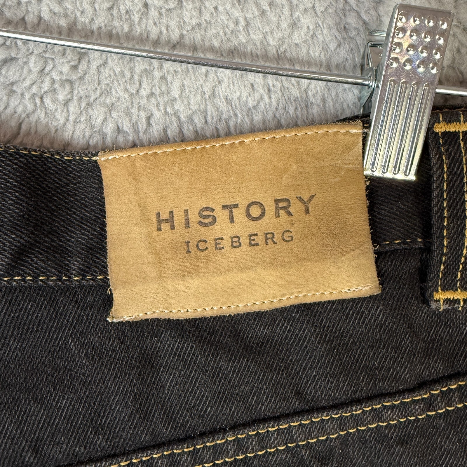 Vintage History Iceberg Wide Leg Men's 34 Black Daffy Duck Looney Tunes JNCO