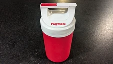 Igloo Playmate 1/2 Gallon Half Gal Water Jug Cooler Thermos Red White MADE USA