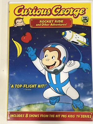 Curious George Rocket Ride DVD Pre owned | eBay