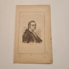 Portrait Of John Paul Jones US Navy C. 1859 Engraving (279)