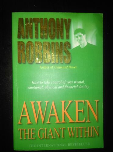 Awaken The Giant Within by Tony Robbins (1991), Paperback, GC, Free Post (Aus) - Picture 1 of 2