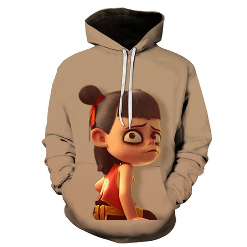 Nezha vs. Dragon King Handsome Hot-blooded Long Pullover Sweatshirt Hoodie - Picture 18 of 22