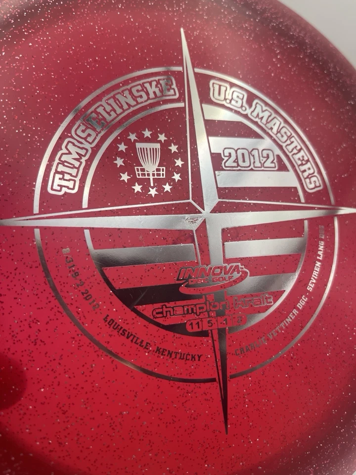 2012 First Run Metal Flake Champion Krait Innova Disc Golf 180g! Distance Driver - Image 2 of 4