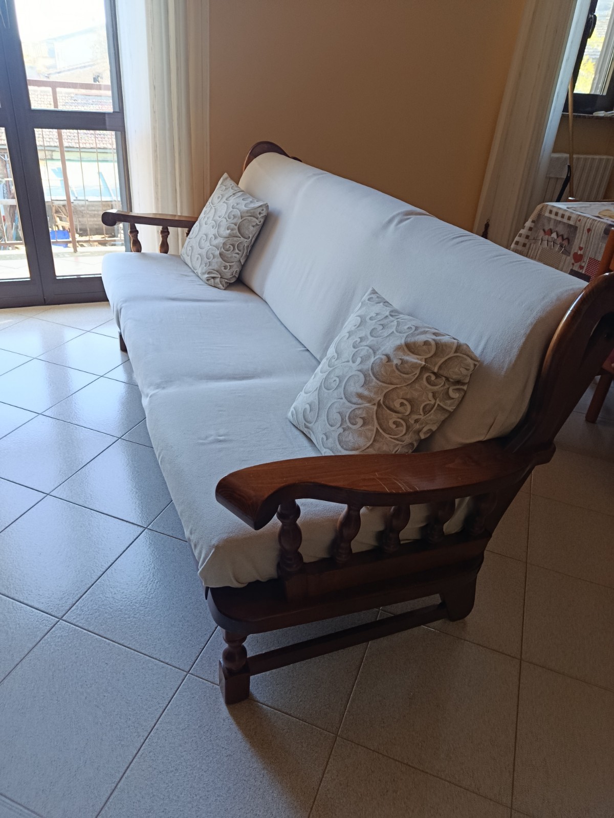 Divano In Legno 3 Posti