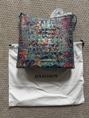 Brahmin Katie Crocodile Ammolite Blue. Brand New With Tags.