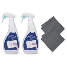 loukin Non-Toxic Whiteboard Cleaner, 17 fl oz Dry Erase 1 Count Pack of 2 