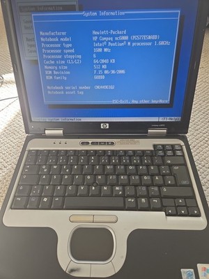 HP Compaq nc6000 RETRO Business Notebook Pentium M COM LPT XP