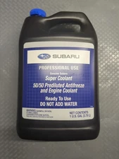 SUBARU SUPER COOLANT PREDILUTED 1 GALLON PRE MIXED GENUINE OE