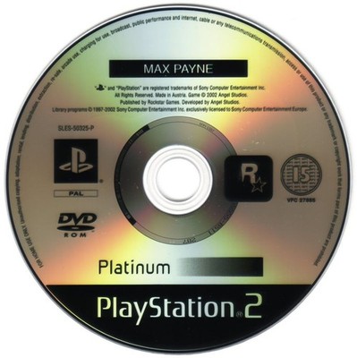 Max Payne (Platinum) - PlayStation 2 - PAL - NUR DISC!
