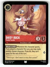 Daisy Duck - Trendy Traveler 115/204 - UC Wilds Unknown Lorcana NM