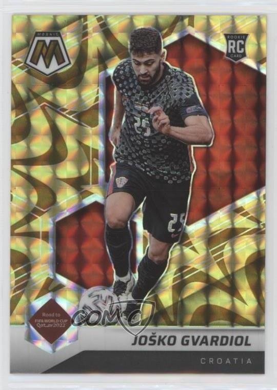 2021-22 Panini Mosaic FIFA Road to World Cup Josko Gvardiol #198 Rookie RC 03rx