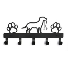 PET ARTIST Dog Leash Holder for Wall, Metal Dog Leash Hooks for Wall Decorati...