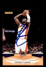 Signed Basketball Card Auto Ronny Turiaf 2009-10 Panini #256 Warriors