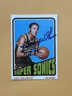 Len Wilkens Signed Autograph 1972 Topps "HOF 89” SuperSonics #81 AUTHENTIC CARD