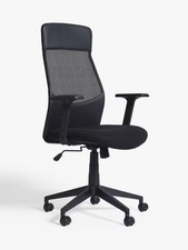 John Lewis Inset Office Chair, Black