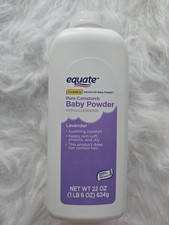 Equate Pure Cornstarch Baby Powder with Lavender and Chamomile 22 Oz - Pack 1