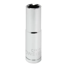 Powerbuilt 3/8 Inch Drive x 11 MM 6 Point Deep Socket - 641211