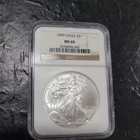 2009 $1 American Silver Eagle NGC MS69 Brown Label