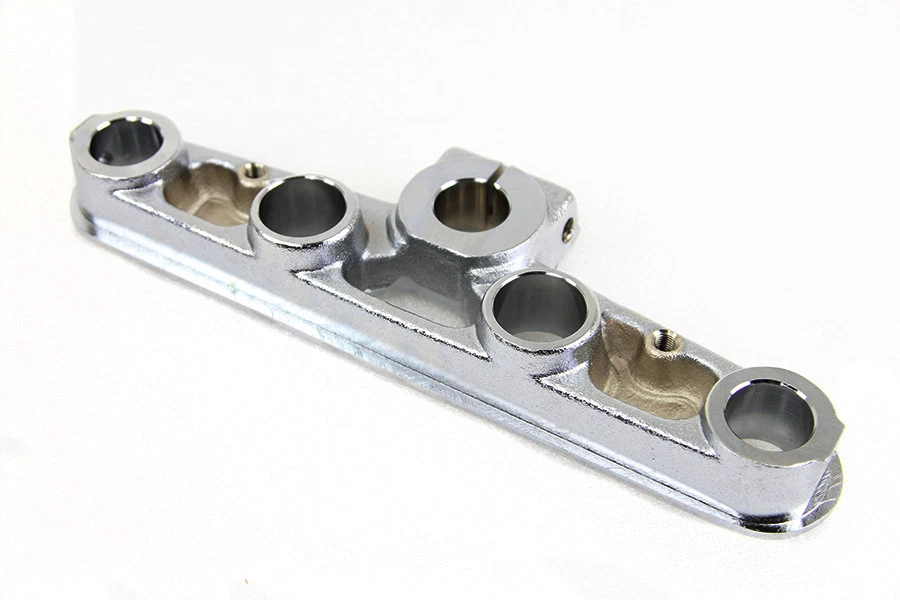 Chrome Upper Triple Tree 适合 Harley Davidson — 第 2/4 张图片