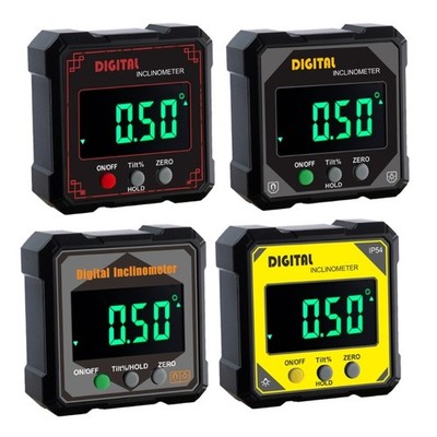 Industrial Digital Protractor Waterproof Housing Clear Display for Project