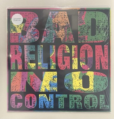 Bad Religion No Control Vinyl 12'' LP Record /500 Clear Multicolor Splatter LP