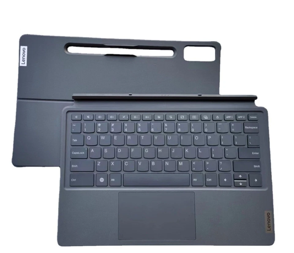 Original For Lenovo Tab P12 12.7" 2023 Magnetic Keyboard Tastaturen and Case 