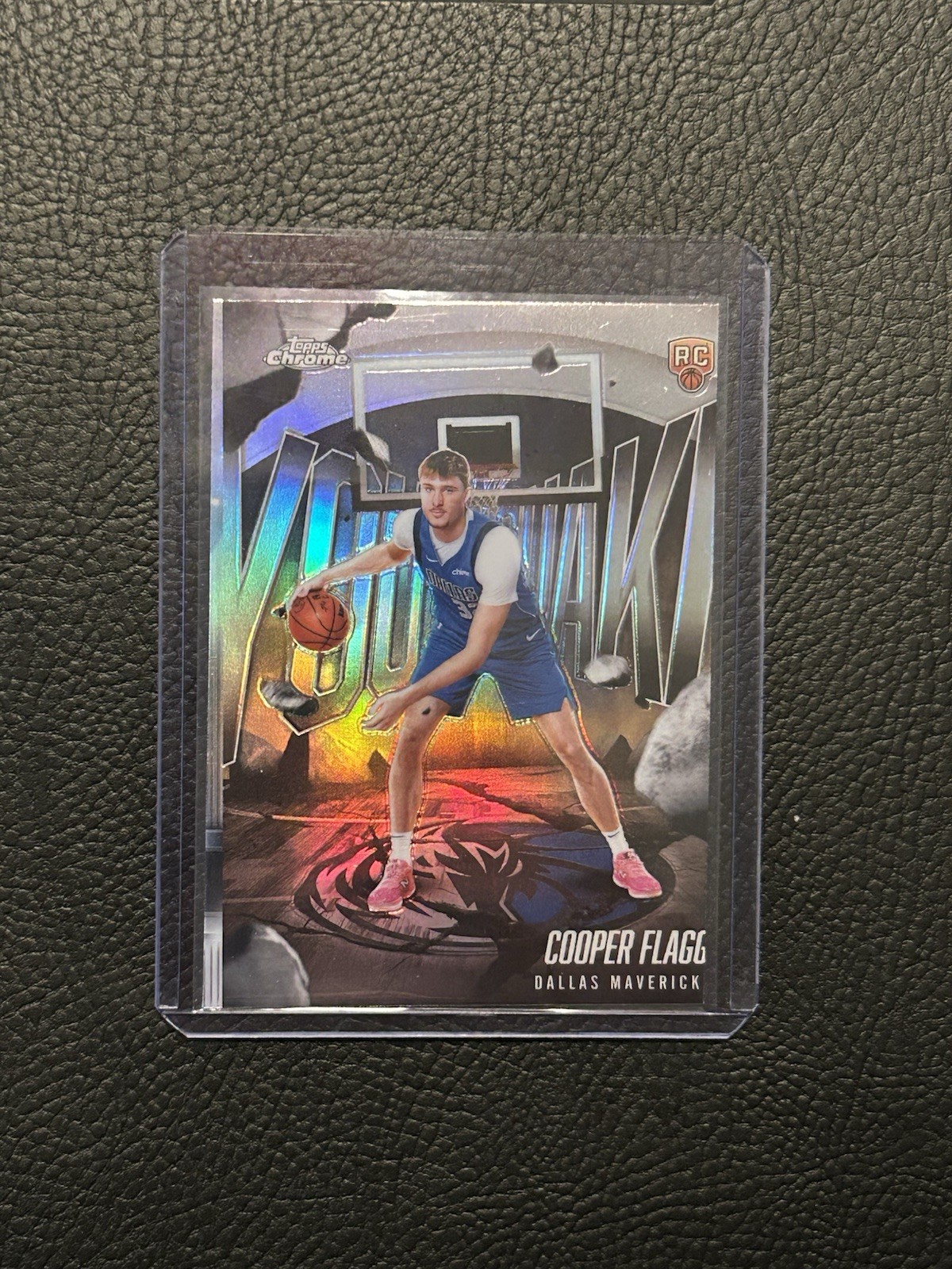 2025-26 Topps Chrome - Youthquake Cooper Flagg RC Refractor Miscut Error 1 Of 1!